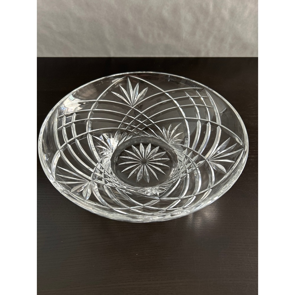 WATERFORD Marquis MAXIMILLION CENTERPIECE BOWL, Cut Lead Crystal, 12", ITALY - Picture 2 of 5